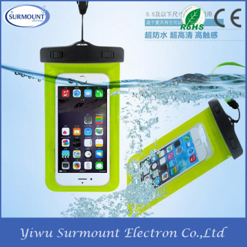 Hot New Products Waterproof Cell Phone Cases, PVC Mobile Phone Waterproof Bag for Promotional Gift