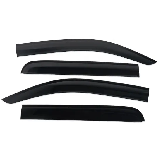 Black Window Deflectors Shield  Door visor For Great Wall poer GWM 2021 2024 2025 Accessories 4x4