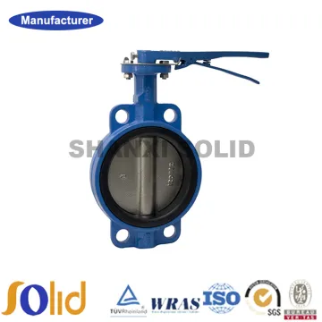 6 inch wafer exhaust butterfly valve dn200 manufacturers
