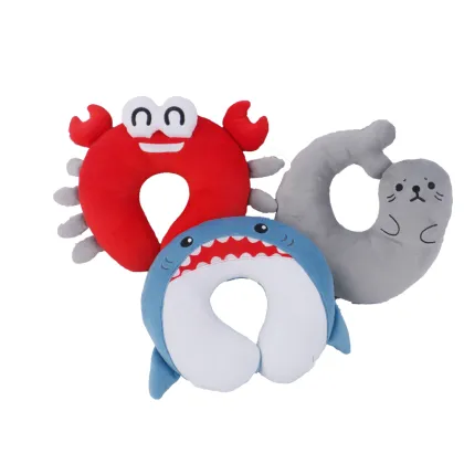 Kids Outdoor Portable Camping Neck Pillow - U Shaped Travel Pillow