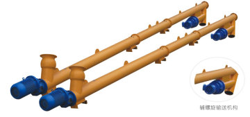 168mm 이중 나선형 컨베이어