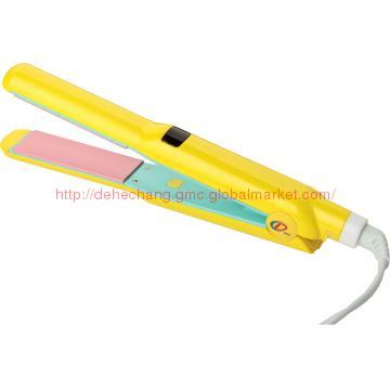 Hair straightener with MCH heater