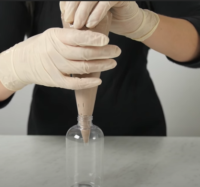 How to refill your glass lotion bottle in a easy way?