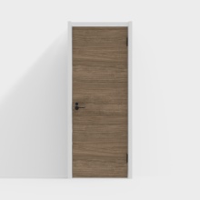 High - quality wooden doors creating a warm