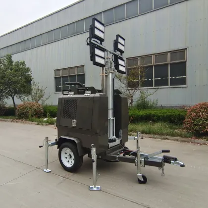 led mobile mining lighting tower