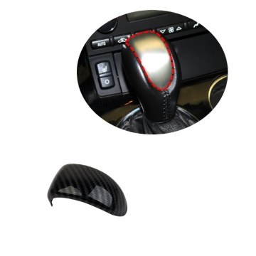 Tutupan trim shift roda gigi serat karbon untuk Chevrolet Corvette C6 2006-2013