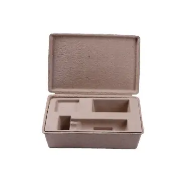 Dry press custom recycled with insert packaging
