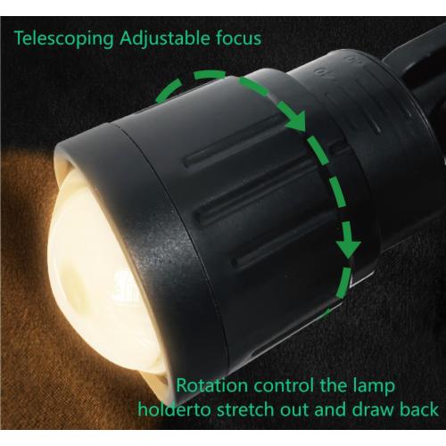 Luz de cámara ultrabrillante de 80 W con enfoque ajustable