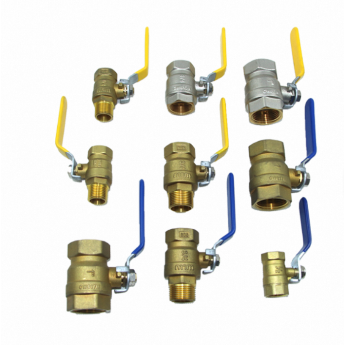 Kugelhahn aus verzinktem Messing