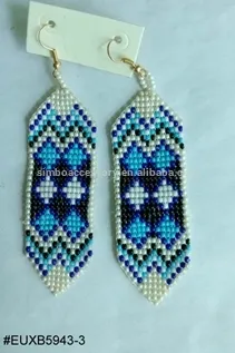 2015 fashion beaded earring /seed beads earring /india beads earring /beads weaving earring /seed beads jewelry/latest jewelry
