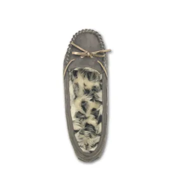 cheap winter grey moccasins for women