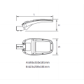 Die-casting Aluminum adjustable led street lamp