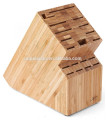 2015 de alta qualidade venda quente titulares de armazenamento faca de cozinha de bambu Universal Cozinha Bancada Faca Bloco