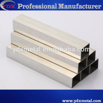 Stainless steel tube with good price and quality rectangle shape