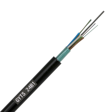 Single Mode G652D G657A GYTS Stranded Loose Tube Armored Outdoor Fiber Optic Cable