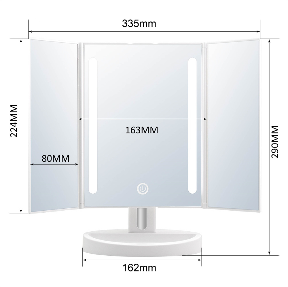 Magnifying Lighted Vanity Mirror