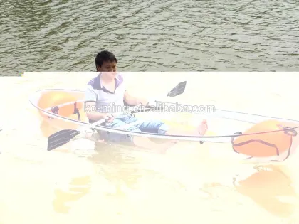 100% Transparent PC material kayak canoe/crystal kayak/crystal canoe