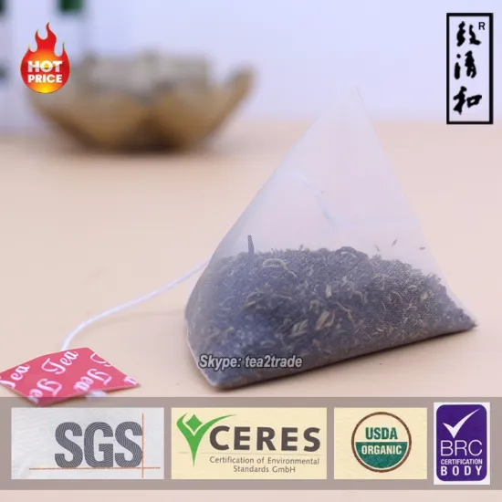 Manufactuer verious of tea pyramid filter paper drawstring teabag