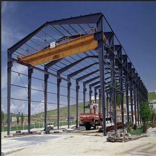 Construction steel structure H beams frame buildings