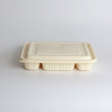Biodegradable 32 Oz Corn Starch Bento Lunch Box for Potato Mash and More