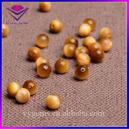 6MM Top Quality Tiger's Eye Golden Beads Natural Gem Stone Price Per Strand