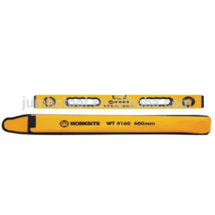 WT4160 Worksite Brand Hand Tools 600mm Aluminium Level Staff / Spirit Level Ruler