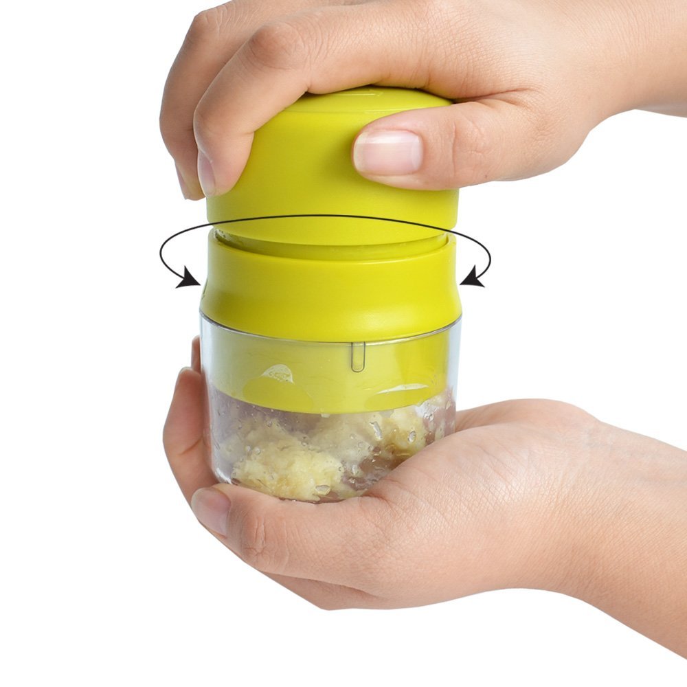 Multifunction Garlic Press Mincer With Storage Container