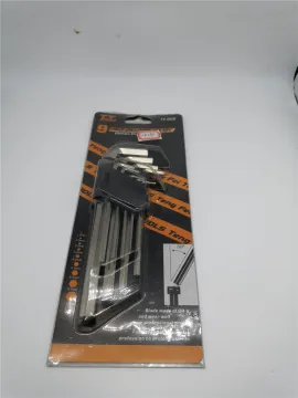 9PCS Hex Key Set CRV Allen Wrench