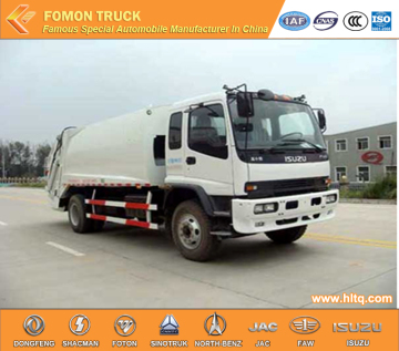 JAPAN technology 4x2 12m3 compressed rubbish truck