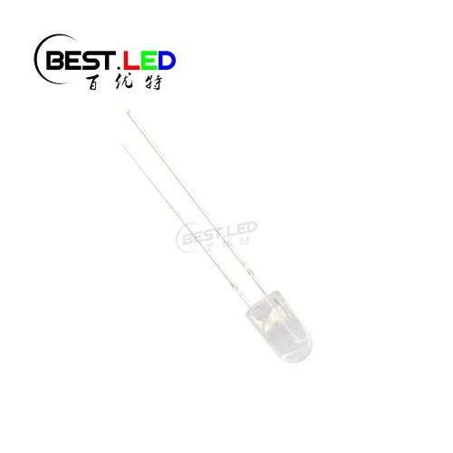 Super Bright 5mm Amber Yellow LED without Collar