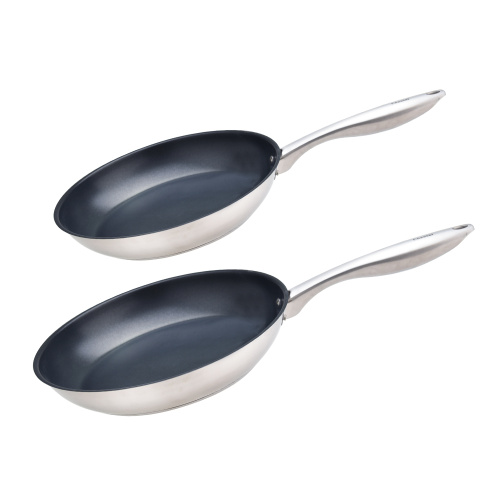 Fry pans set non-stick handle skillet stainless steel