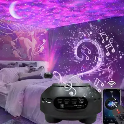 Intelligent Starry Night Christmas Laser 3D Galaxy Aurora