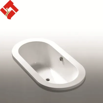 bathroom design acrylic plastic terrazzo bathtub