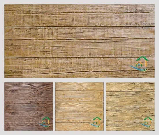 Extremely durable imitate wood wall covering