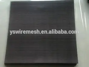 black powder coated stainless steel insect netting