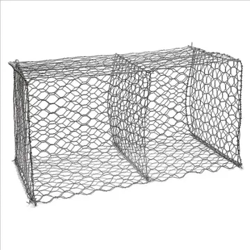 Hot Dipped Galvanized Hexagonal Gabion Box Retaining Wall