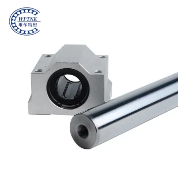 Customizable Through-Hole Optical Axis Rails and Rods: SF32, SF35, SF38 Chrome Plated Round Rods with 35mm Linear Bushing Shafts