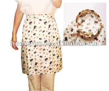 Water proof Kitchen waist apron with PP waist band