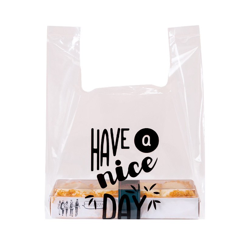 Supermarket Shopping Plastic Vest Bags Gifts Cosmetic Food Wedding Packaging