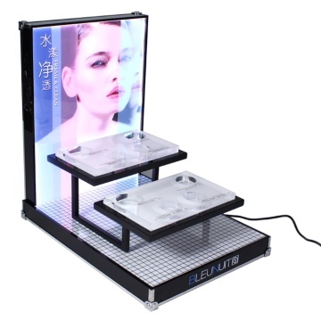 APEX Led Lighted Countertop Makeup Display Stand