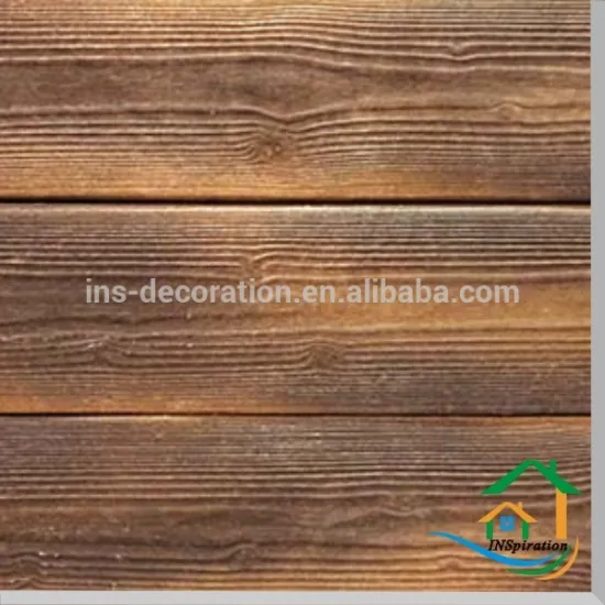 Wood wall wallcovering concrete