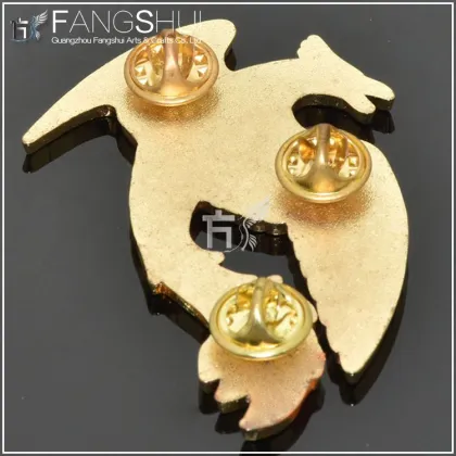 blink phoenix shaped lapel pin