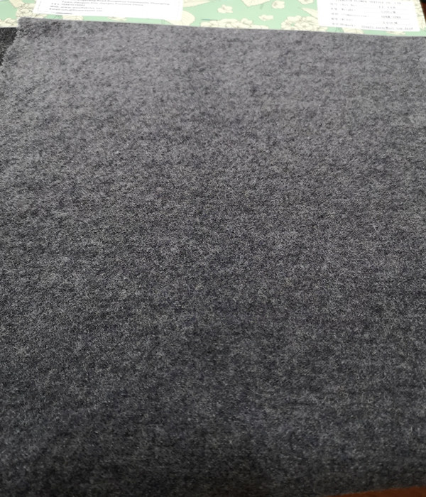 Wool viscose boiled wool fabric for melange colours