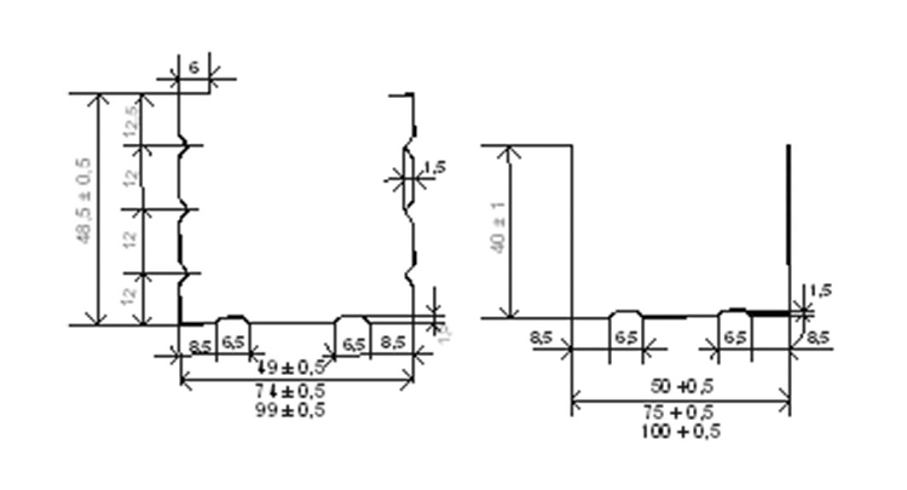 Gupsum Board Metal profile