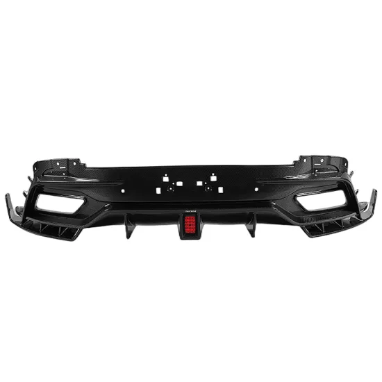Pz Dry Carbon Rear Bumper Lip and Diffuser for Aston Martin DB11