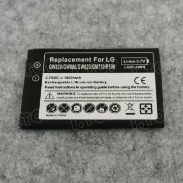 For LG Optimus T/M/S/MS690/LS670/Vorter battery,3.7V 1500mAh, Made in china