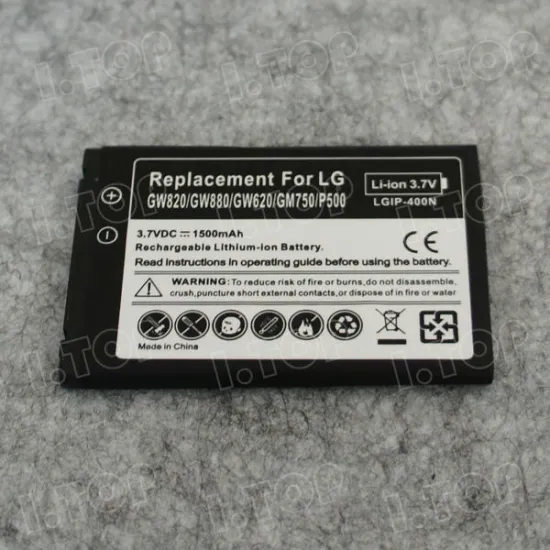 For LG Optimus T/M/S/MS690/LS670/Vorter battery,3.7V 1500mAh, Made in china