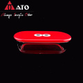 ATO 4 Pcs/Set Rectangle crisper Glass Lunch Box