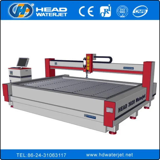 High accuracy 0.1mm cnc water jet cutting machine metal cutter
