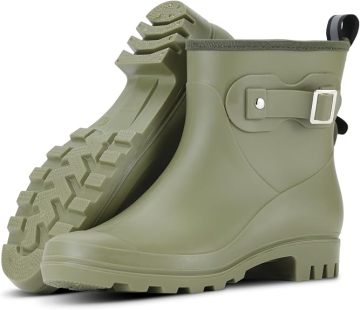 Wasserdichte Chelsea-Regenstiefel mit Netzfutter